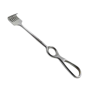 Volkmann Retractor 9" 6 Deep Prongs Sharp